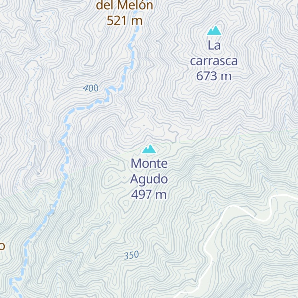 Map of Monte Agudo