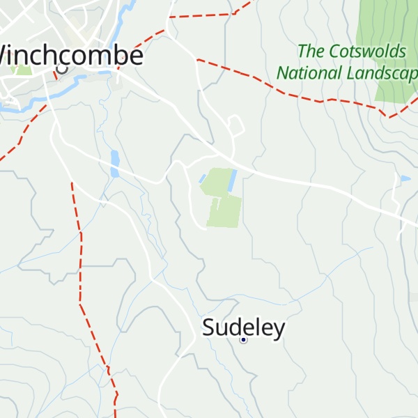 Map of Sudeley Castle