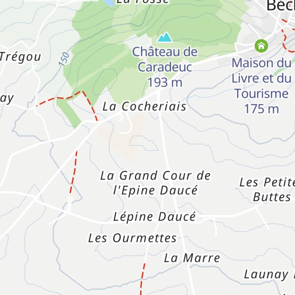 Map of Saint-Pern