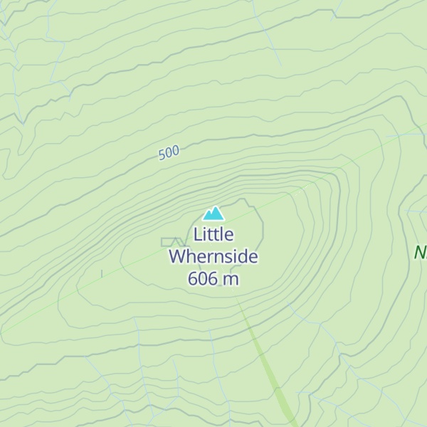 Map of Little Whernside