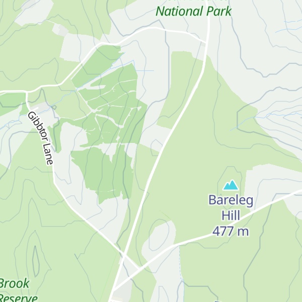 Map of Brund Hill