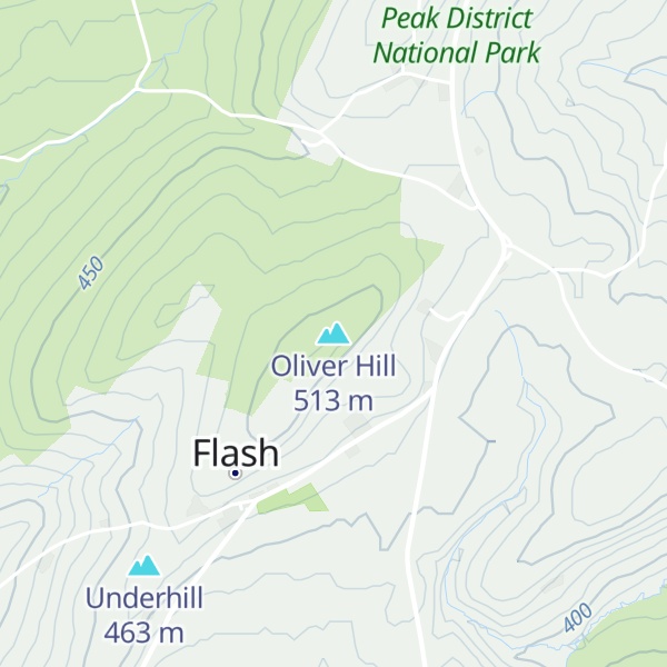 Map of Oliver Hill