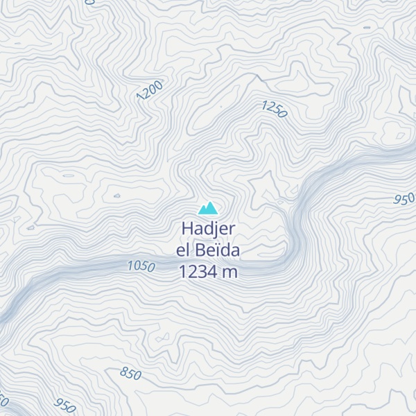 Map of Hadjer el Beïda