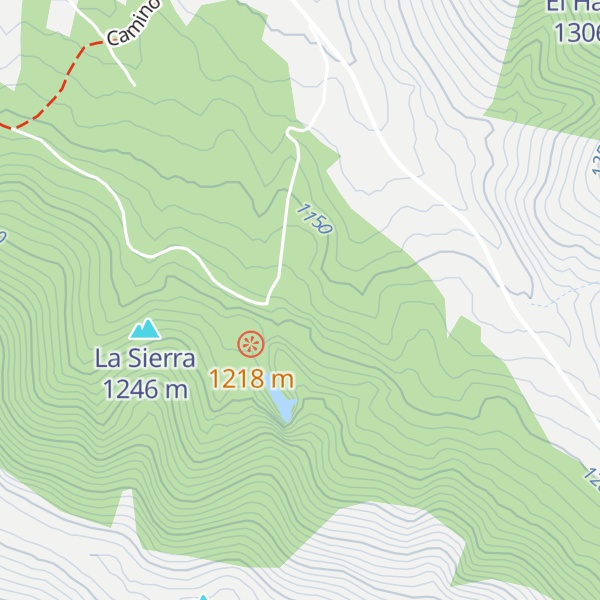 Map of Refugio de la Mina