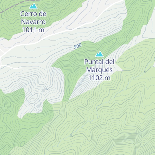 Map of Cerro de Salamanca