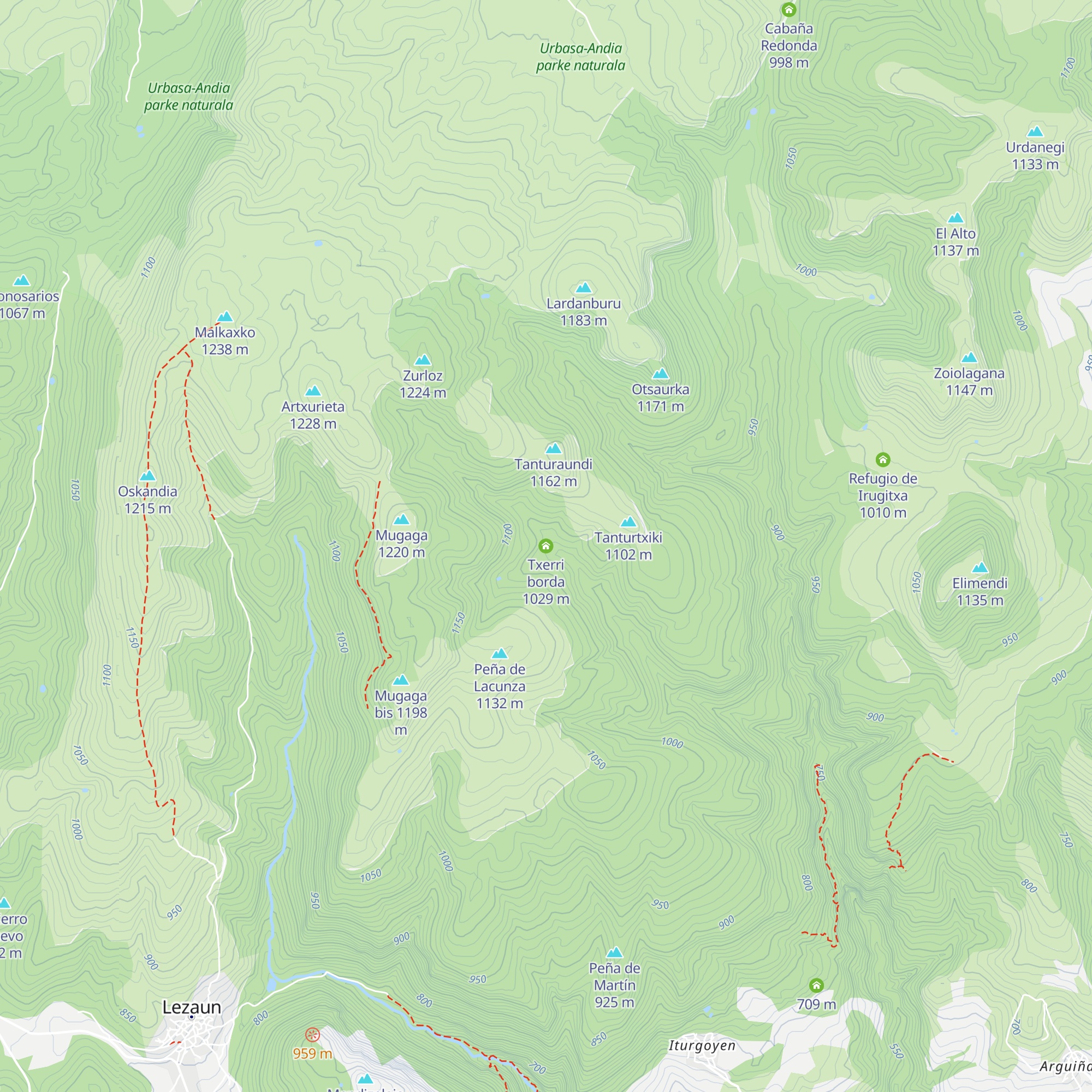 Txerri borda map