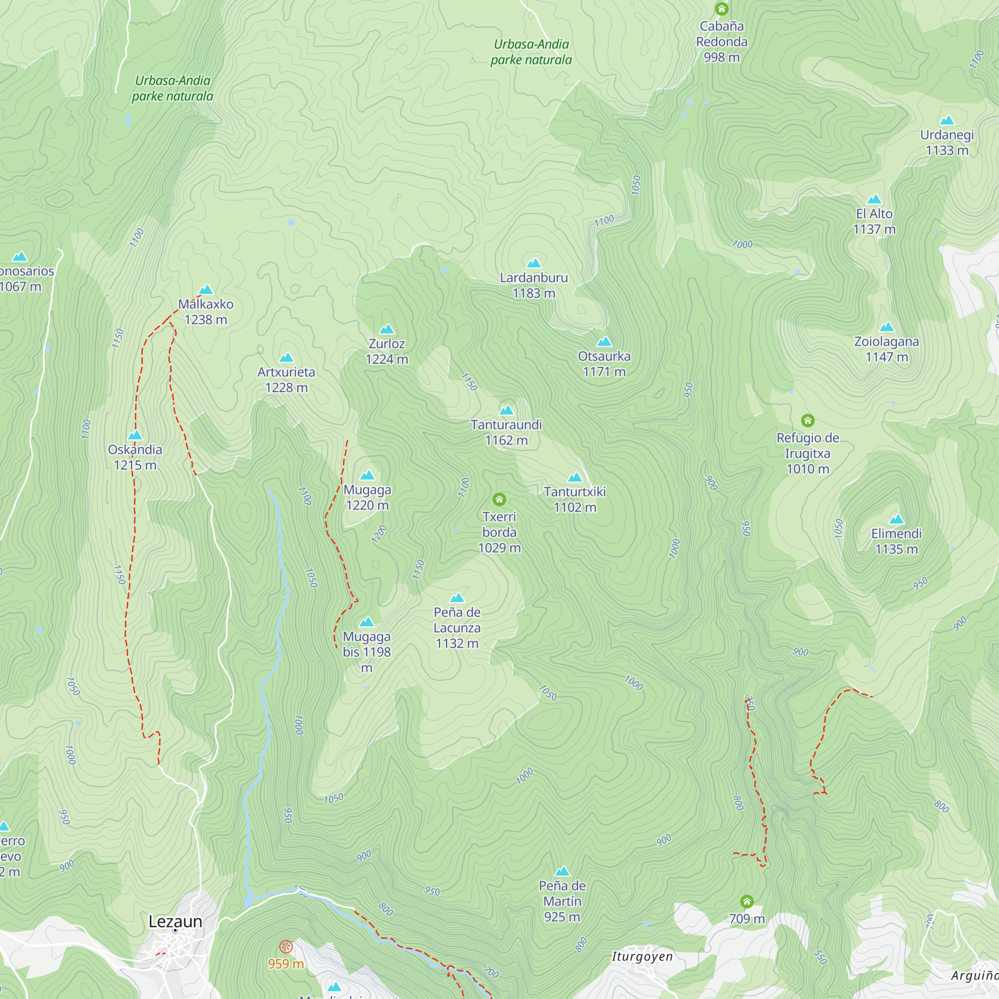 Txerri borda map