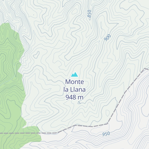 Map of Monte la Llana