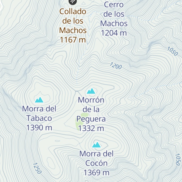 Map of Morrón de la Peguera