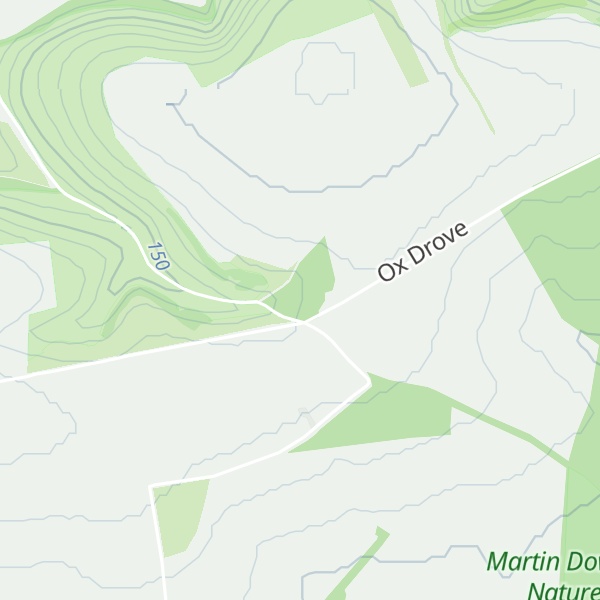 Map of Cow Down Hill