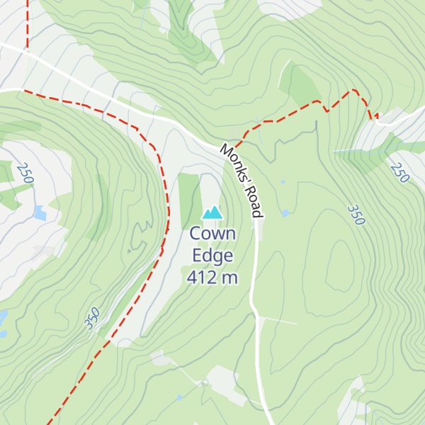 Map of Cown Edge