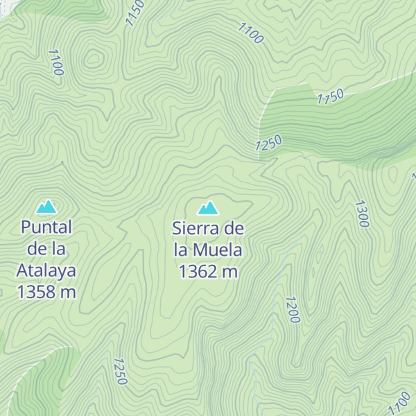 Map of Sierra de la Muela