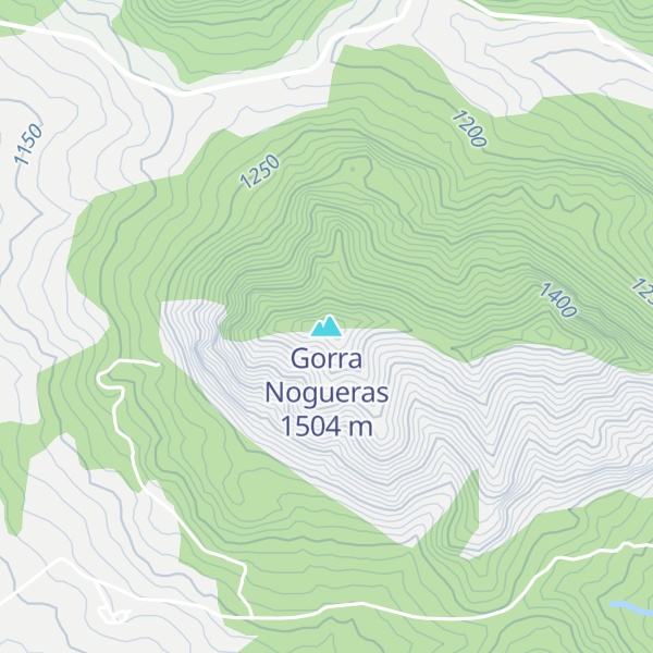 Map of Gorra Nogueras