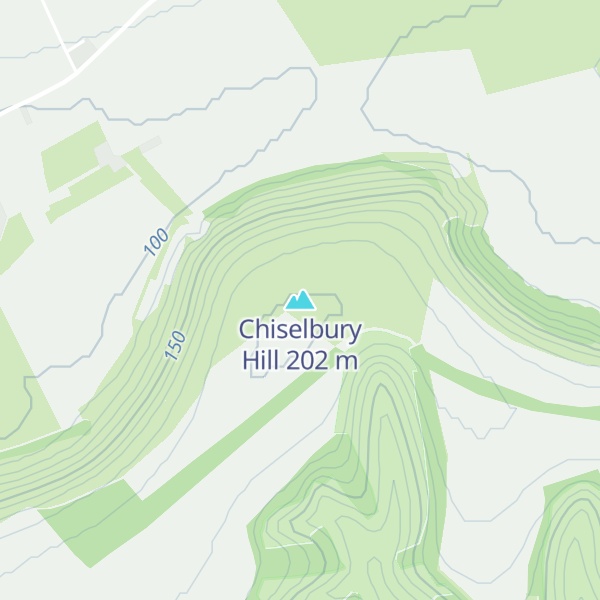 Map of Chiselbury Hill