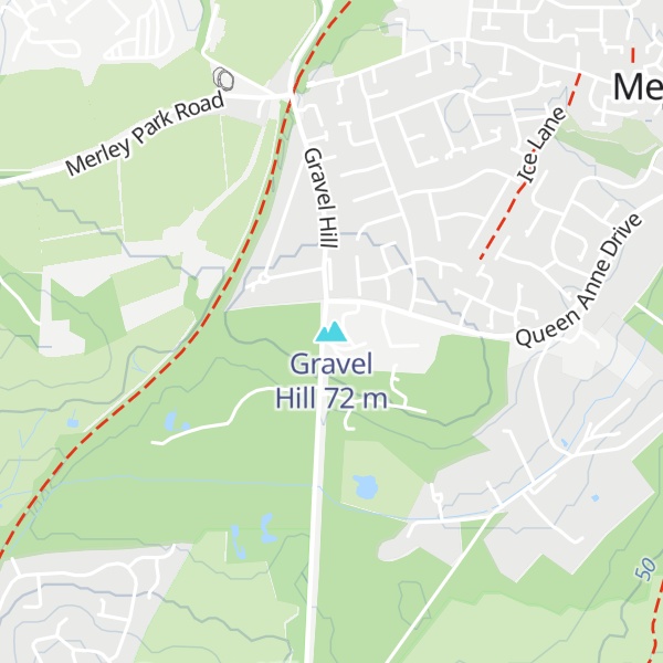 Map of Gravel Hill