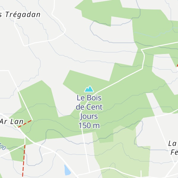 Map of Le Bois de Cent Jours
