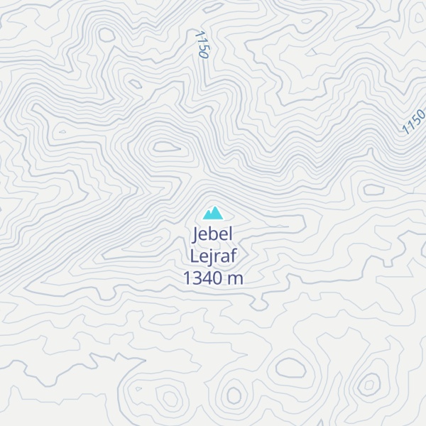 Map of Jebel Lejraf