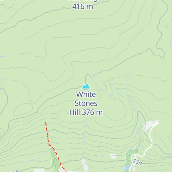 Map of White Stones Hill