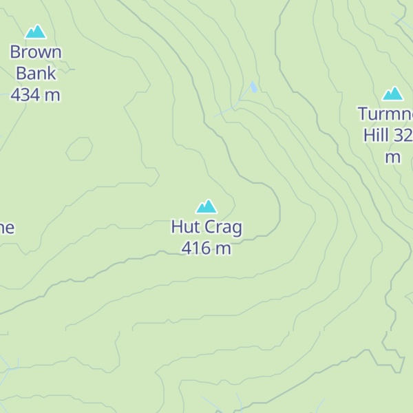 Map of Hut Crag