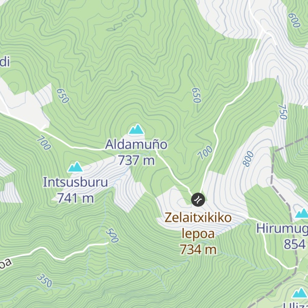 Map of Refugio de Uli