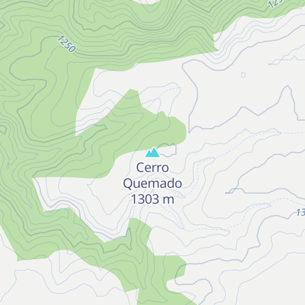 Map of Cerro Quemado