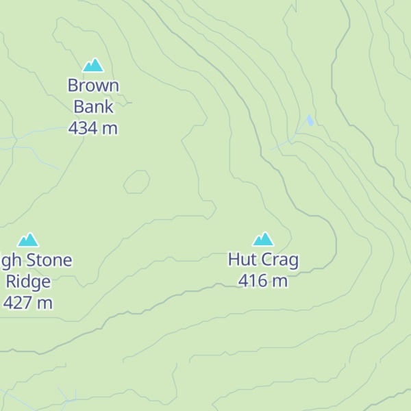 Map of Brayshaw Top