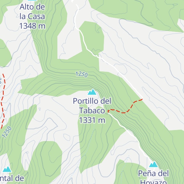 Map of Portillo del Tabaco