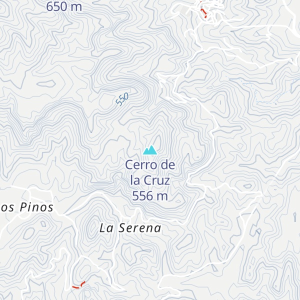Map of Cerro de la Cruz