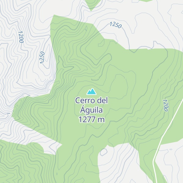 Map of Cerro del Águila