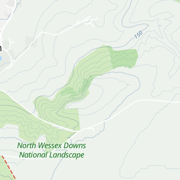 Map of King's Play Hill