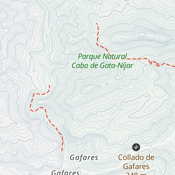 Map of Cerro de la Lancha de Carboneros