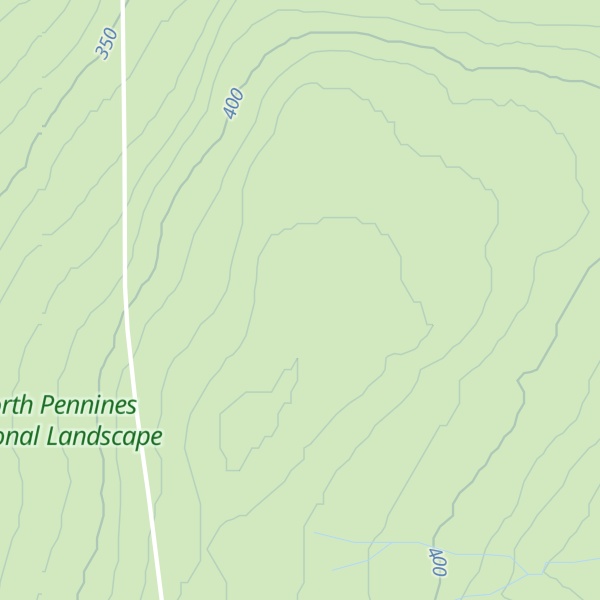 Map of Harehope Hill