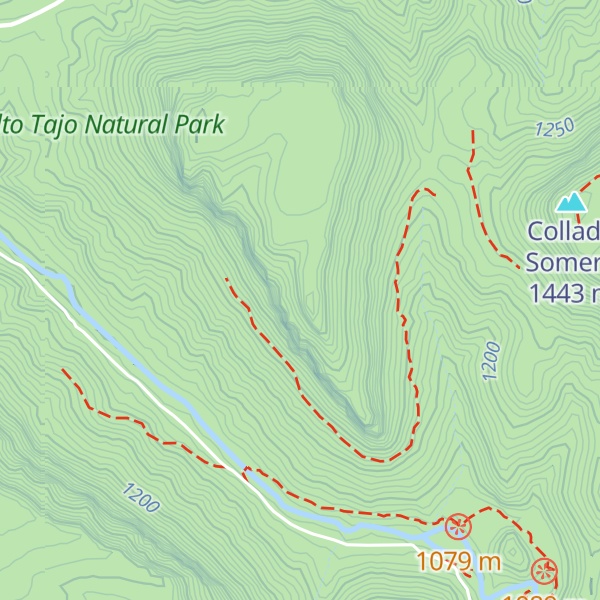 Map of Cerro Moreno