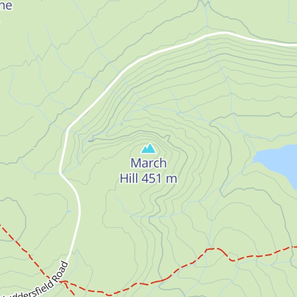 Map of March Hill