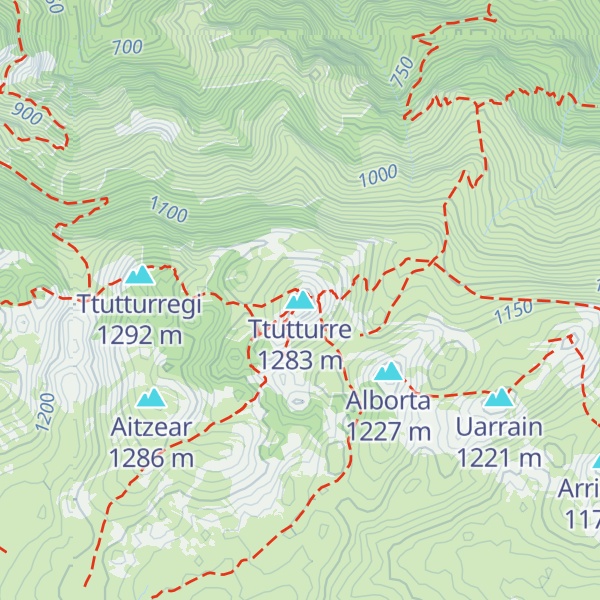 Map of Ttutturre