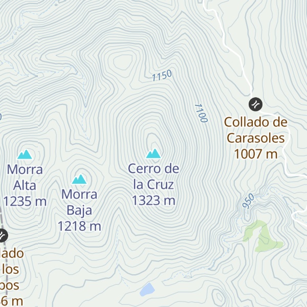 Map of Cerro de la Cruz