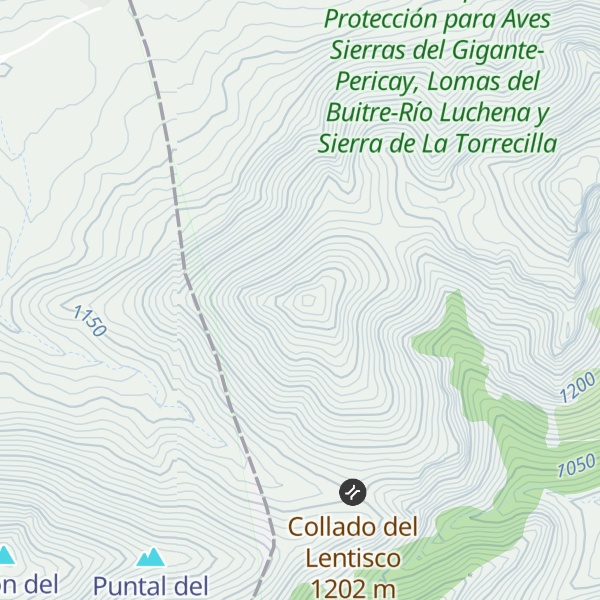 Map of Pico Taibena