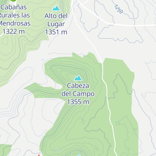 Map of Cabeza del Campo