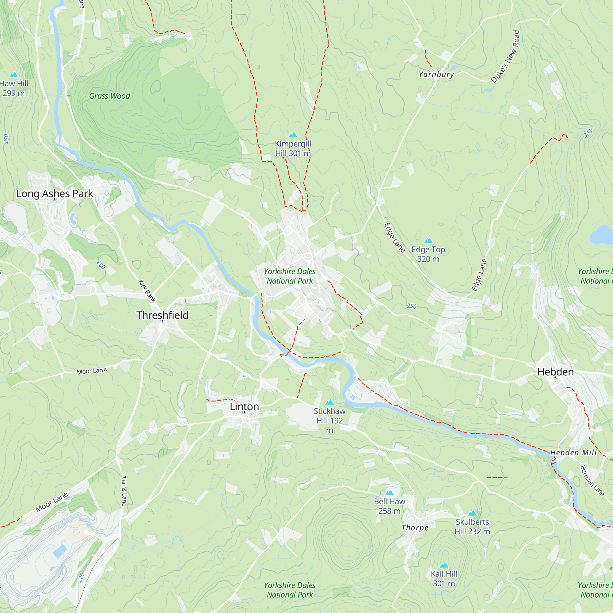 National Park Centre map