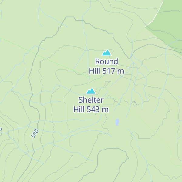 Map of Shelter Hill