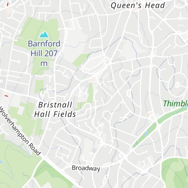 Map of Warley Hill