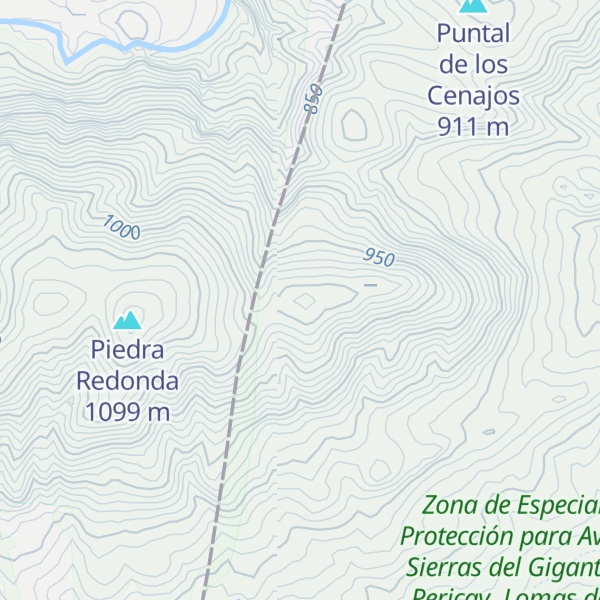 Map of Morra del Mojón