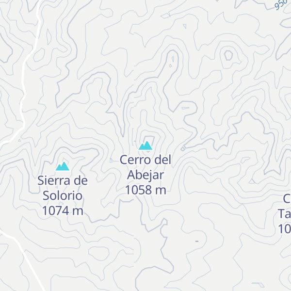 Map of Cerro del Abejar