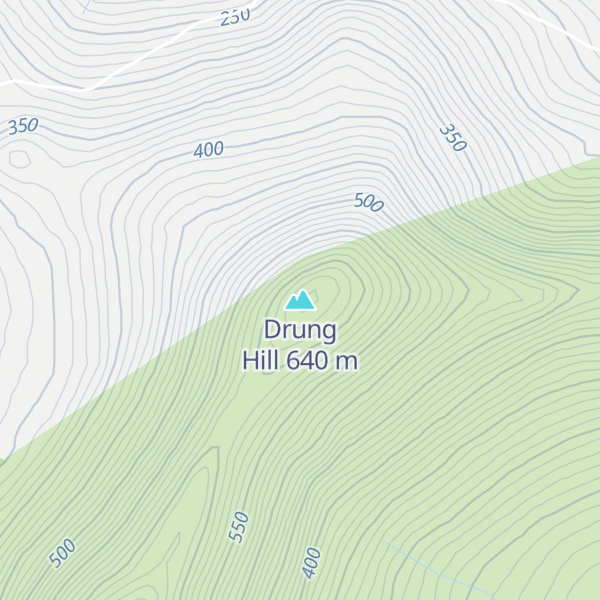 Map of Drung Hill