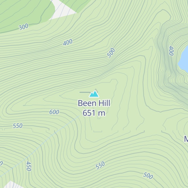 Map of Been Hill