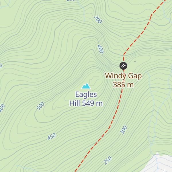 Map of Eagles Hill