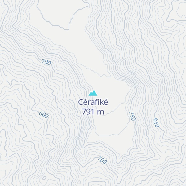 Map of Cérafiké