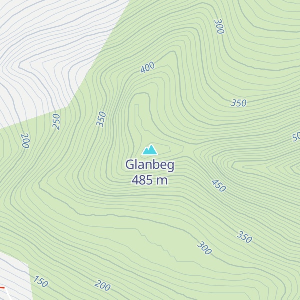 Map of Glanbeg