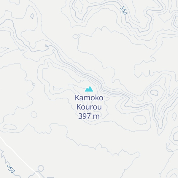 Map of Kamoko Kourou