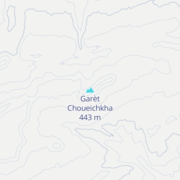 Map of Garèt Choueichkha